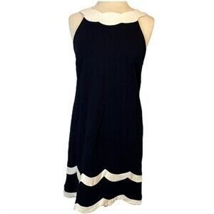 Sleevless Navy Dress Navy Blue
